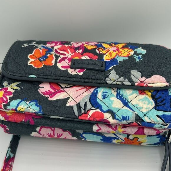 Vera Bradley "Hope Blooms" all-in-one RFID cross body - Picture 6 of 7